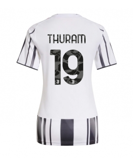 Juventus Khephren Thuram #19 Maglia Gara Casa Repliche 2025-26 Donna Maniche Corte